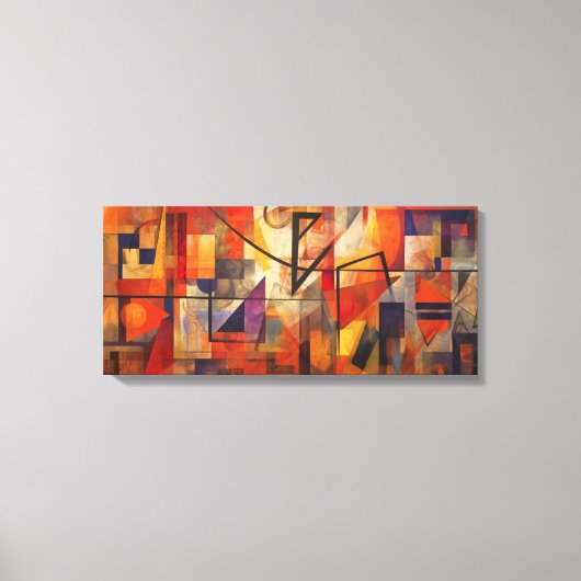 Toile abstract design unique キャンバスプリント (正面)