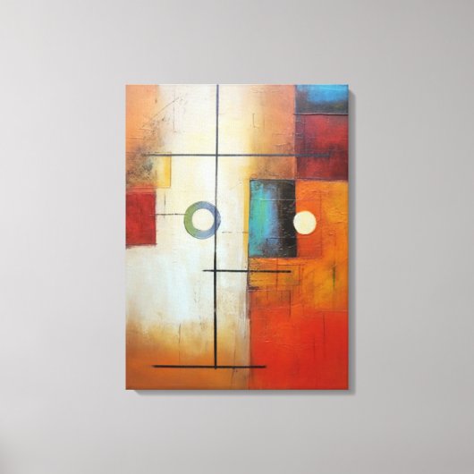 Toile art abstrait  キャンバスプリント (正面)