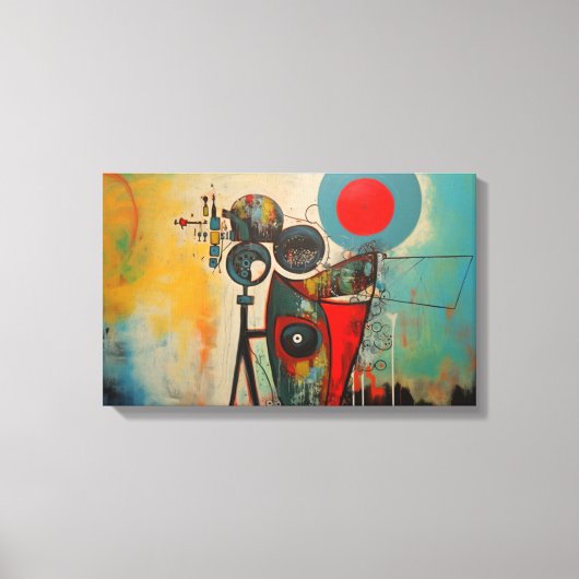 Toile art abstrait  キャンバスプリント (正面)