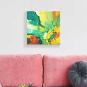 toile art abstrait  キャンバスプリント (インサイチュ (リビング))