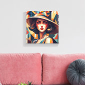 Toile Artistique "Radiant Serinity" キャンバスプリント (インサイチュ (リビング))