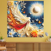 Toile Beau temps, bonne humeur☀️ キャンバスプリント (インサイチュ (リビング))