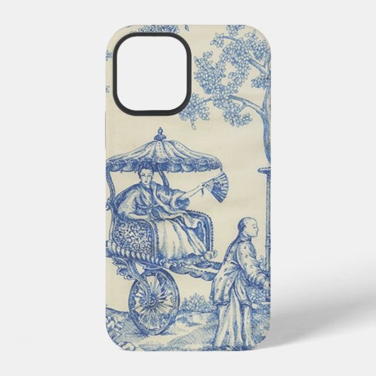 Toile - Blue & White Case-Mate iPhoneケース iPhone 12ケース (裏面)