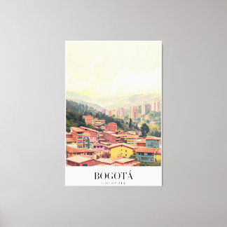 Toile Bogota Colombia Vintage キャンバスプリント