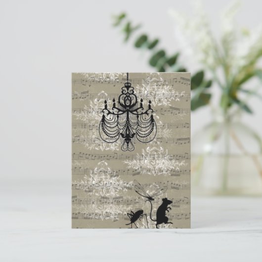 Toile Critters ポストカード (スタンド正面)