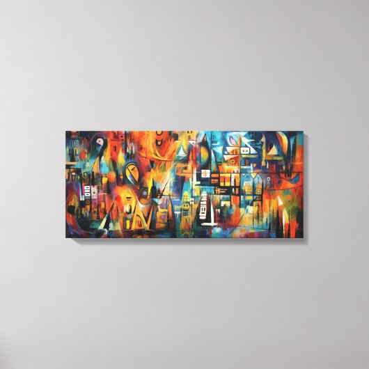 Toile d'art abstrait キャンバスプリント (正面)