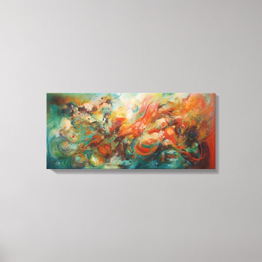 Toile d'art abstrait キャンバスプリント (正面)