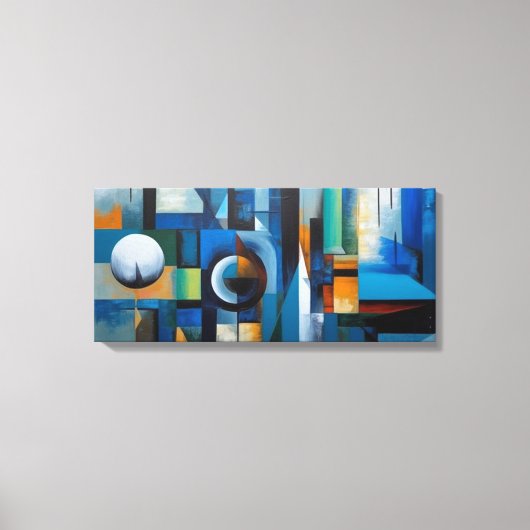 Toile d'art abstrait キャンバスプリント (正面)
