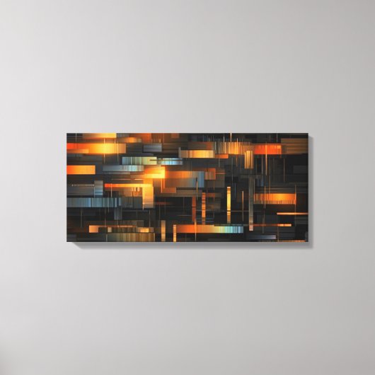 Toile d'art abstrait キャンバスプリント (正面)