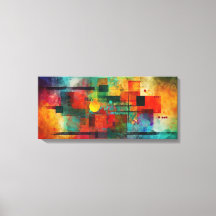 Toile d'art abstrait