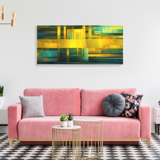 Toile d'art abstrait キャンバスプリント (インサイチュ (リビング))