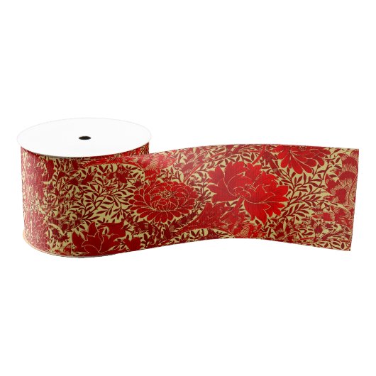 Toile de Jouy:クラシックとモダン。 グログランリボン (リール)