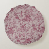 Toile de Jouy ラウンドクッション (裏面)