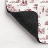 Toile De Jouy -ヴィンテージの午後 マウスパッド (コーナー)