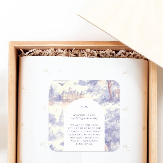 Toile de Jouy art スクエアシール