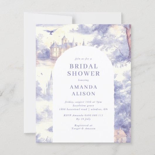Toile de jouy Art Bridal Shower (正面)