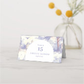 Toile de jouy Art Folded Table Place Card プレイスカード (正面)