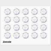 Toile de jouy Art Round Sticker ラウンドシール (シート)