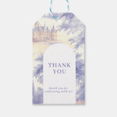 Toile de jouy Art Thank you ギフトタグ (正面)