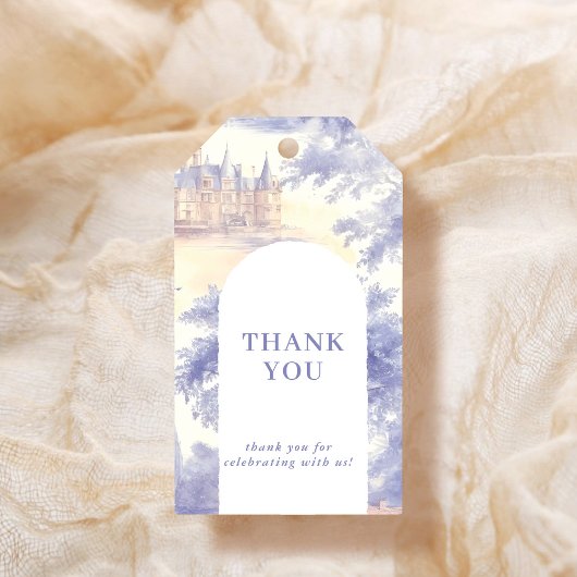 Toile de jouy Art Thank you ギフトタグ