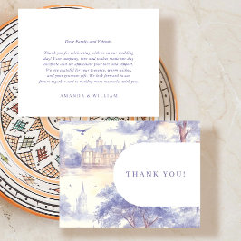 Toile de jouy art Thank you プレイスカード