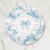 Toile de Jouy Bonjour Bebe ありがとう フェイバータグ (正面)