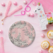 Toile De Jouy Customの紙皿7つ ペーパープレート (パーティー)