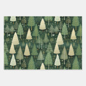 Toile de Jouy Holiday Patterns ラッピングペーパーシート (正面2)