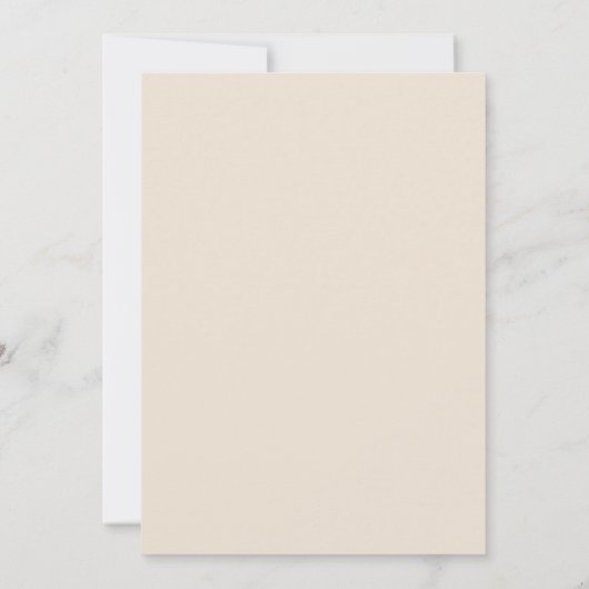 Toile De Jouy Neutral Baby Shower with Bow 招待状 (裏面)