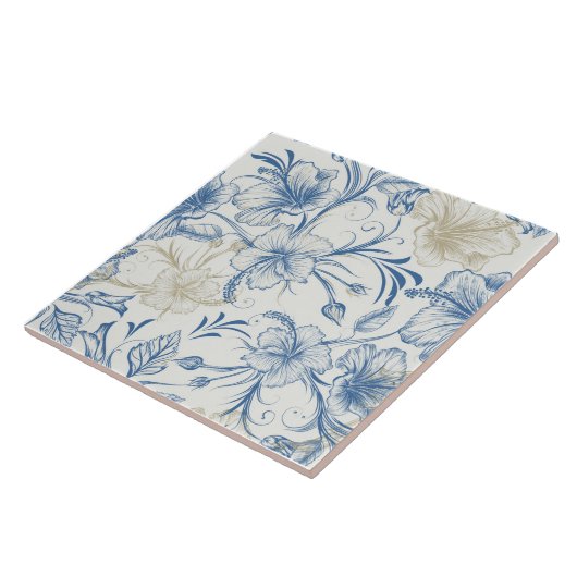 Toile-De-Jouy Pattern  タイル (側面)