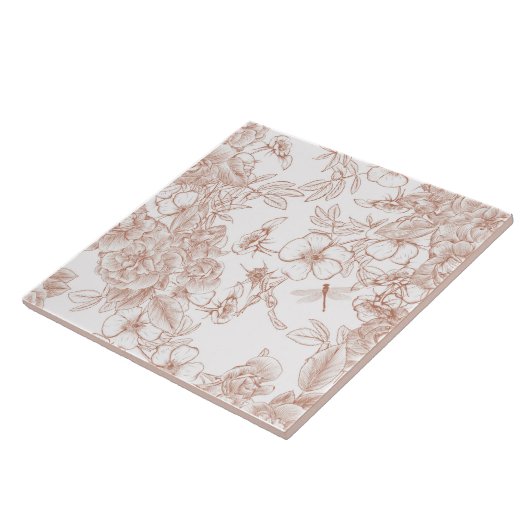 Toile-De-Jouy Pattern  タイル (側面)