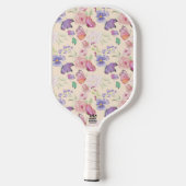 Toile de Jouy  Pickleball Paddle ピックルボールラケット (裏面)