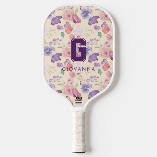 Toile de Jouy  Pickleball Paddle ピックルボールラケット (正面)