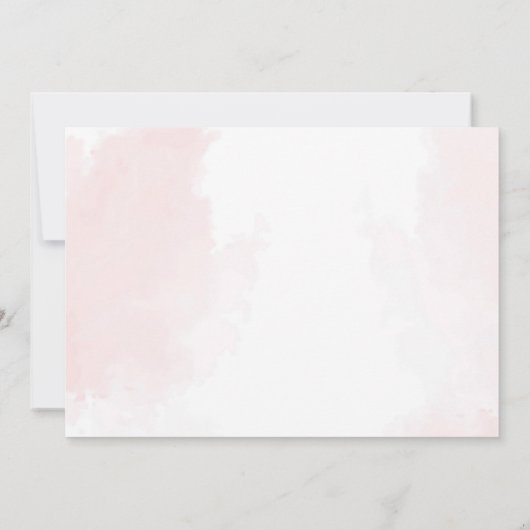 Toile De Jouy Pink Girl Capsule Note Message Card 招待状 (裏面)