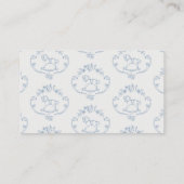 Toile de jouy Rockhorseキャンディーの数 エンクロージャーカード (裏面)