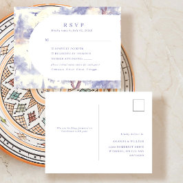 Toile de jouy RSVP応答 案内ポストカード