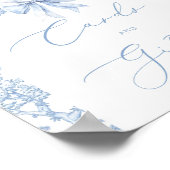 Toile de Jouy Safariカードフランスのとギフト ポスター (角)