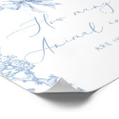 Toile de Jouy Safari何匹の動物クラッカー ポスター (角)