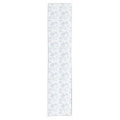 Toile De Jouy Safari Blue Baby Shower Table Runner ショートテーブルランナー (正面)