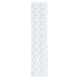 Toile De Jouy Safari Blue Baby Shower Table Runner ショートテーブルランナー