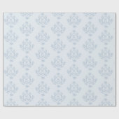 Toile de Jouy Teddyベビーシャワー ラッピングペーパー (フラット)