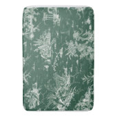 Toile de Jouy verte バスマット (正面縦)