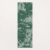 Toile de Jouy verte ヨガマット (裏面)