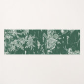 Toile de Jouy verte ヨガマット (正面(横))