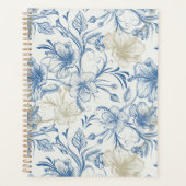 Toile-De-Jouy Vintage French Pattern プランナー手帳 (正面)