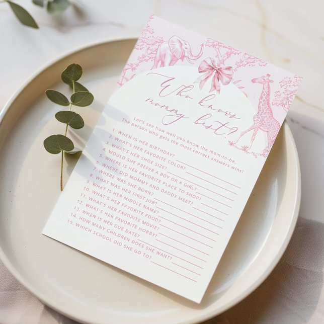 Toile de Jouy Who kows mommy best game (クリエイターアップロード済み)