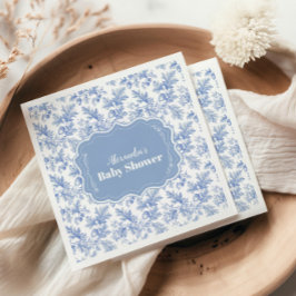 Toile De Jouy Woodland  Baby Shower スタンダードカクテルナプキン