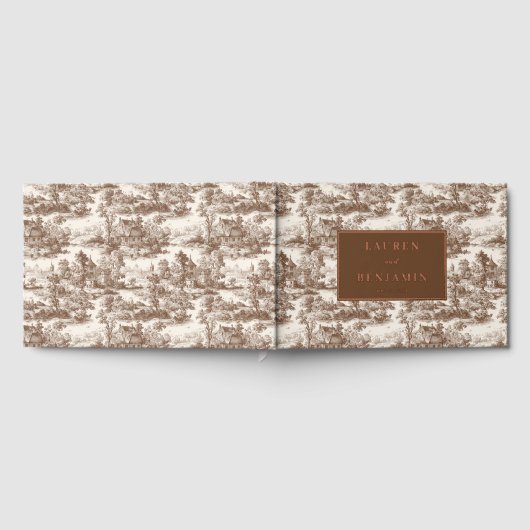 Toile de Romance Wedding ゲストブック (全面)