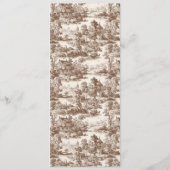 Toile de Romance Wedding メニュー (裏面)