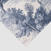 Toile du Jouy Blue Faux French  薄葉紙 (詳細)